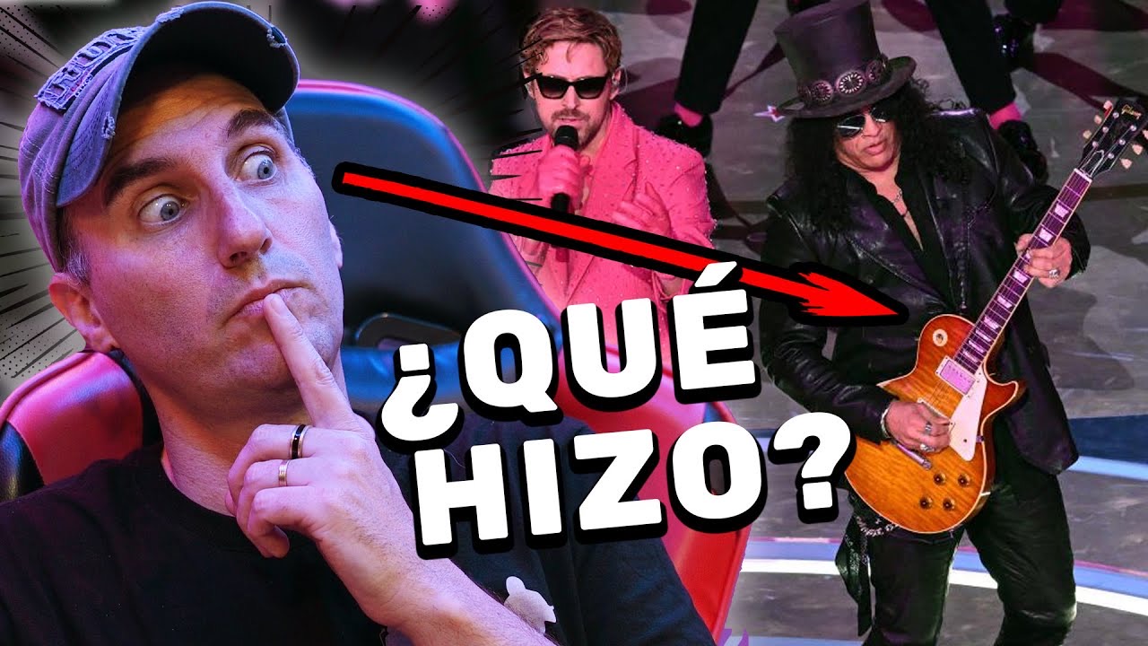 No entiendo qué hizo Slash en los Óscar 2024 acompañando a Ryan Gosling