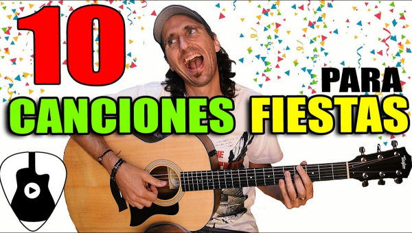 10 Canciones divertidas en guitarra para tocar en una fiesta