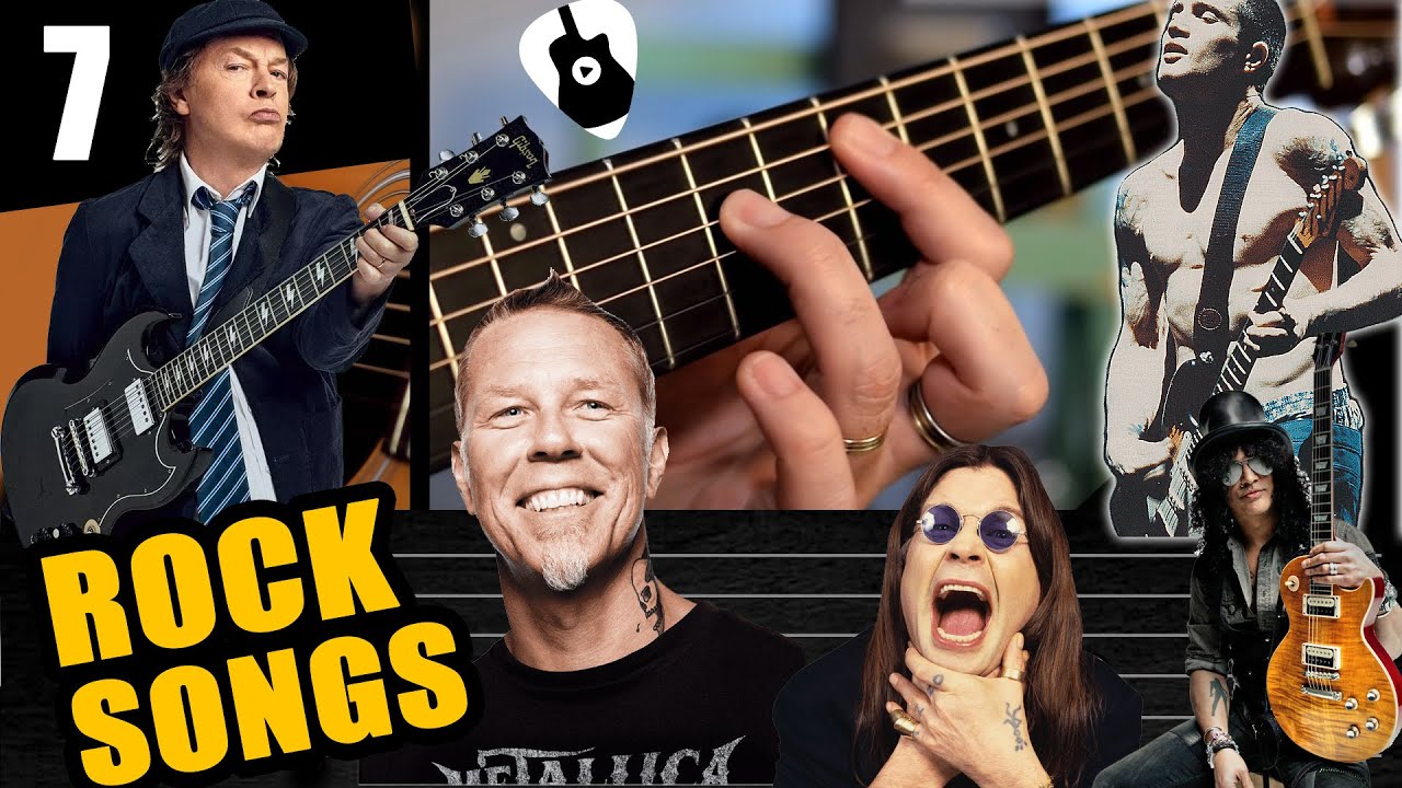 Aprende 7 grandes canciones de rock en guitarra acústica para sorprender a todos