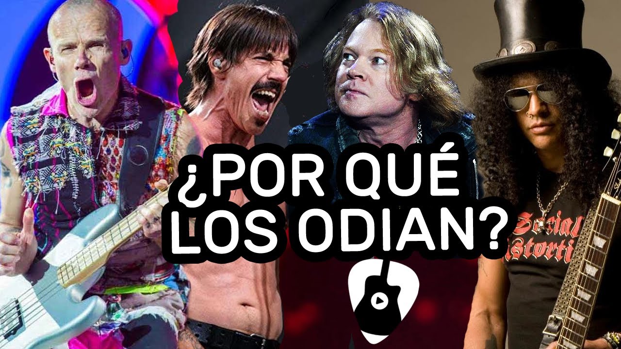 ¿Por qué los Red Hot Chili Peppers odiaban a Guns N' Roses?
